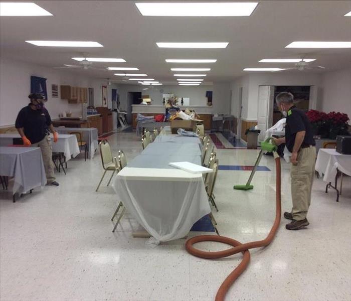 Commercial Water Damage- Local Church